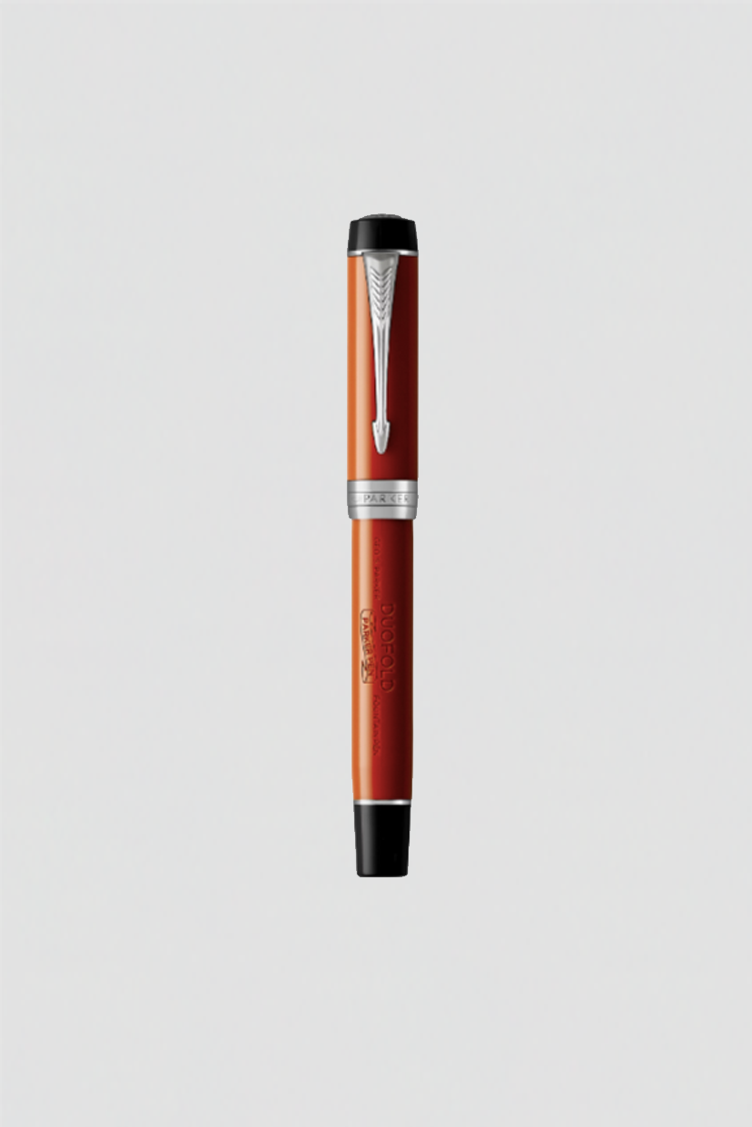 Parker Duo-fold Classic Red Vintage Chrome